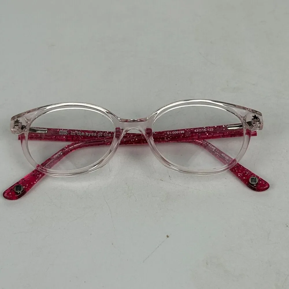 MUSE 51-000199 Eyeglasses Unisex Kids Pink Head Made Frame 43-16-125 mm‎